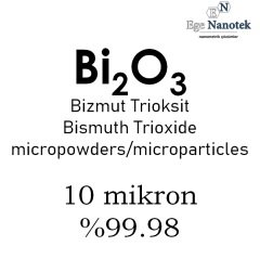 Mikronize Bizmut Trioksit Tozu 10 mikron