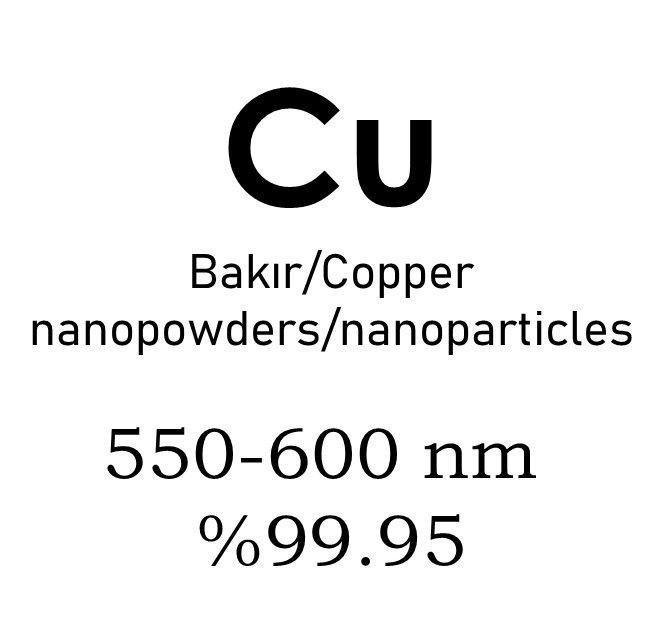 Nano Cu 550-600 nm