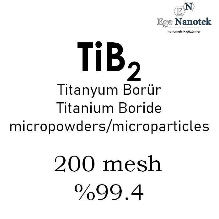 Mikronize Titanyum Borür Tozu 200 mesh