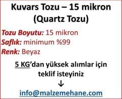 Kuvars Tozu (Ouartz Tozu) 800 mesh