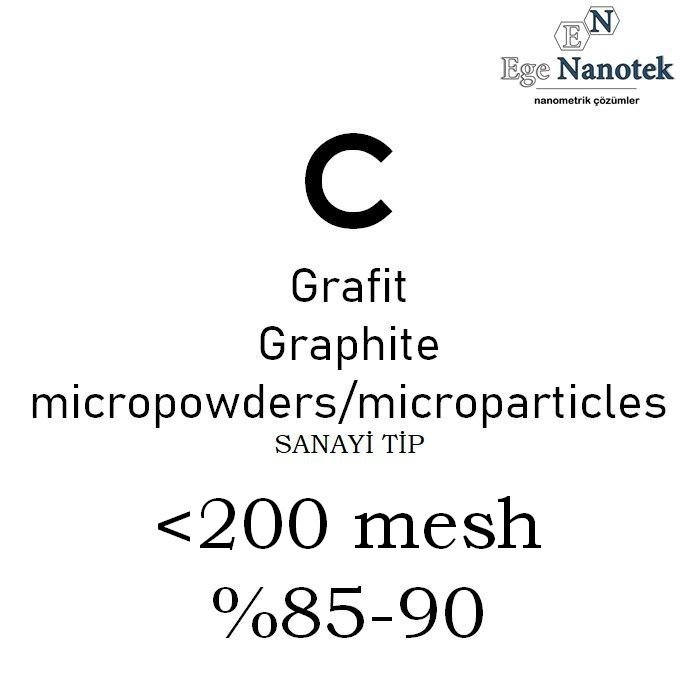 Mikronize Grafit Tozu 200 mesh %85-90