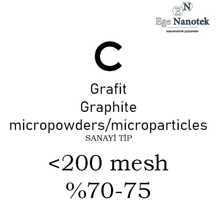 Mikronize Grafit Tozu 200 mesh %70-75
