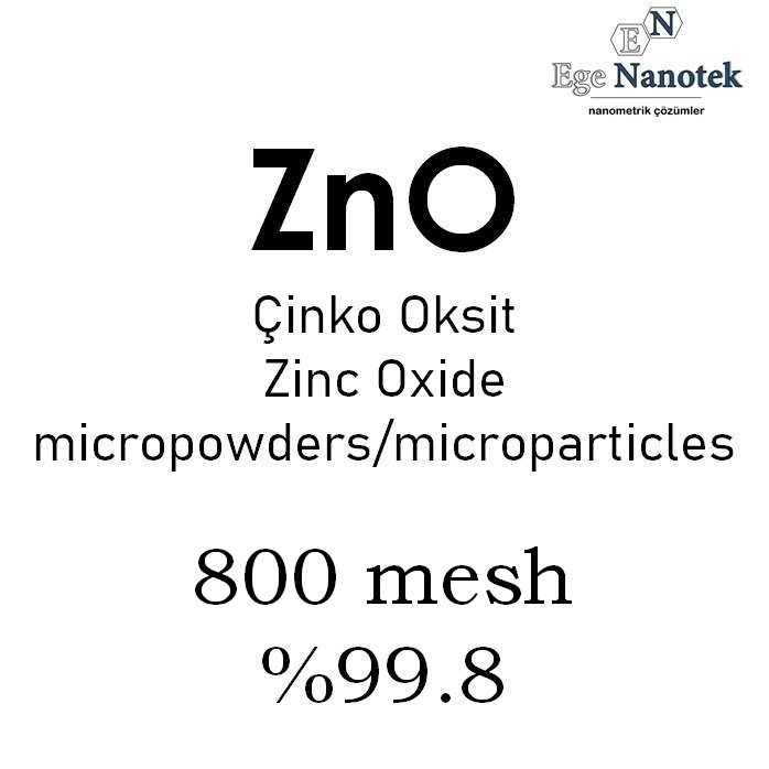 Mikronize Çinko Oksit Tozu 550 mesh - 800 mesh