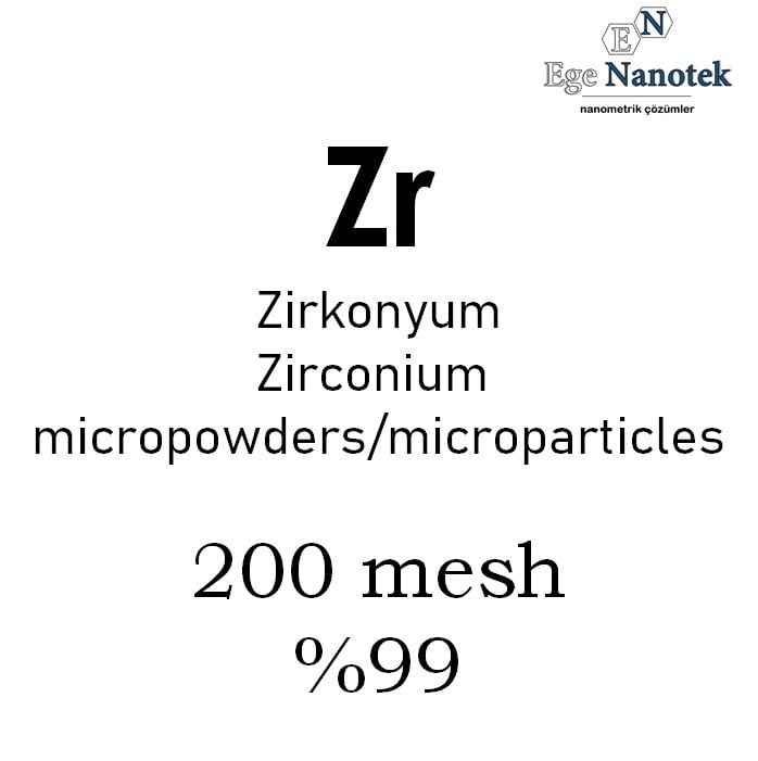 Mikronize Zirkonyum Tozu 200 mesh