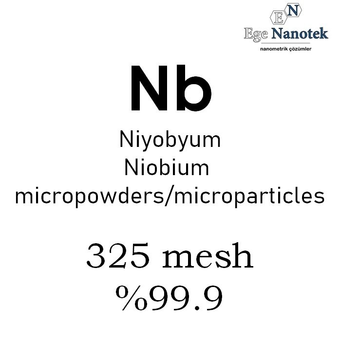 Mikronize Niobiyum Tozu 325 mesh