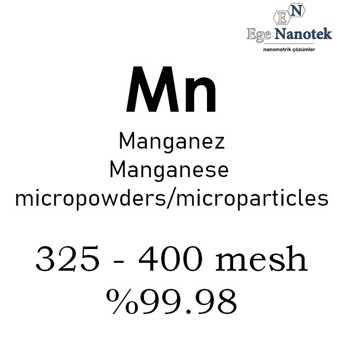 Mikronize Manganez Tozu 325 mesh - 400 mesh