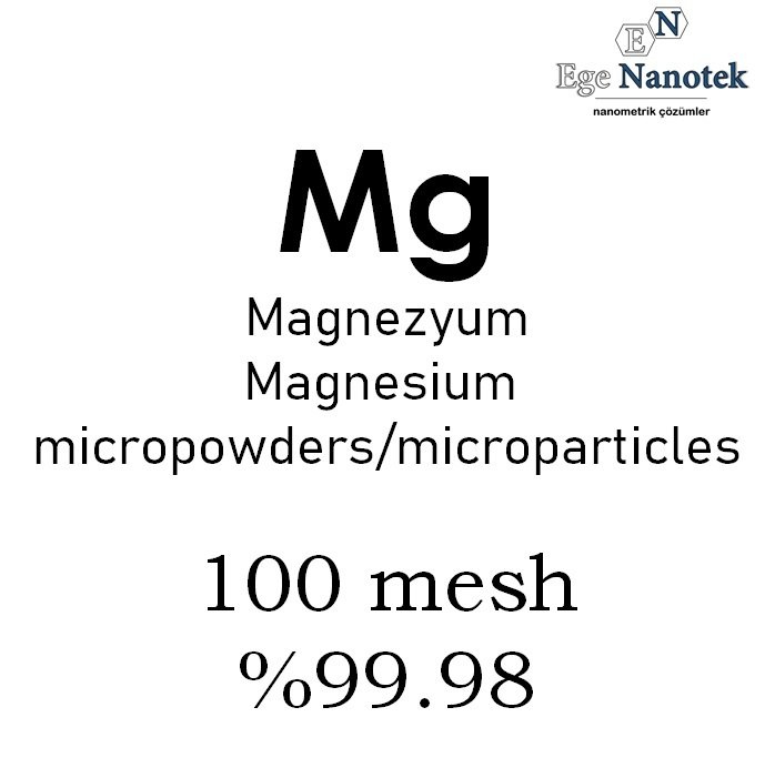 Mikronize Magnezyum Tozu 100 mesh %99.98