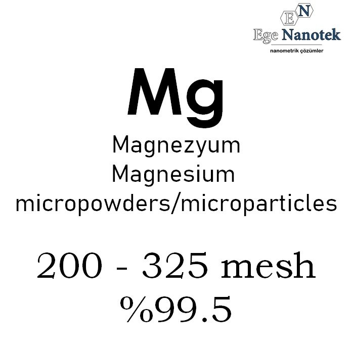 Mikronize Magnezyum Tozu 200 mesh - 325 mesh