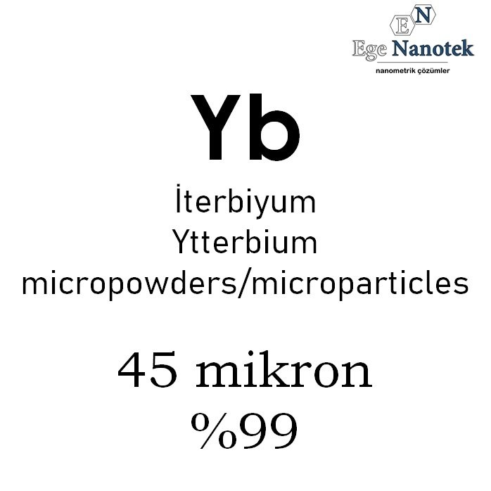 Mikronize İterbiyum Tozu 45 mikron