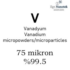 Mikronize Vanadyum Tozu 75 mikron