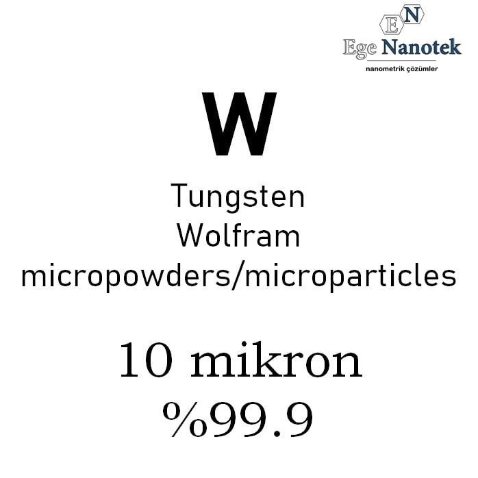 Mikronize Tungsten Tozu 10 mikron