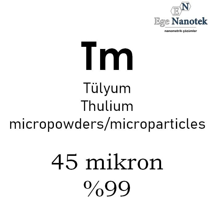 Mikronize Tülyum Tozu 45 mikron