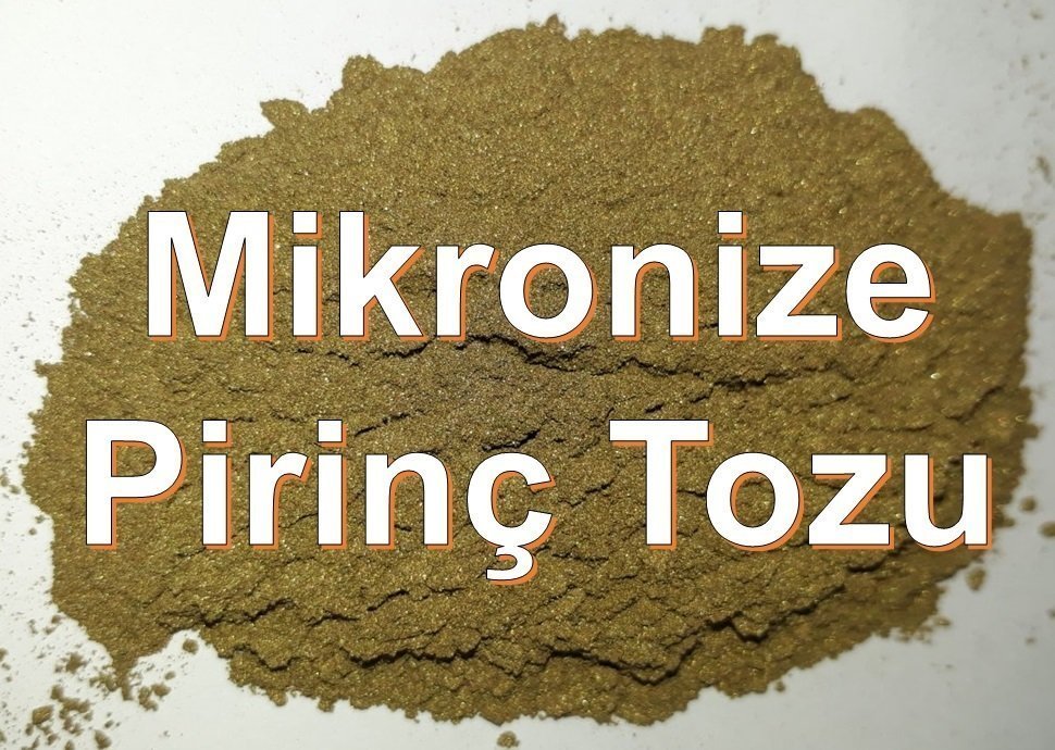 Mikronize Sarı Pirinç Tozu - Sarı Tozu 0-50 mikron