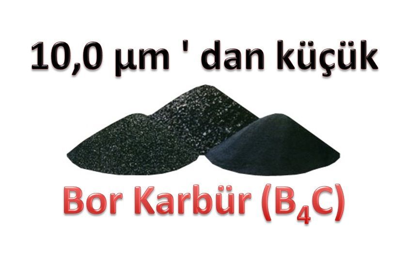 Bor Karbür – tamamı 10,0 mikron'den küçük