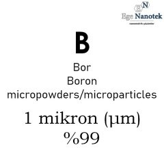 Mikronize Bor Tozu 1 mikron