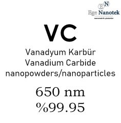 Nano Vanadyum Karbür Tozu 650 nm