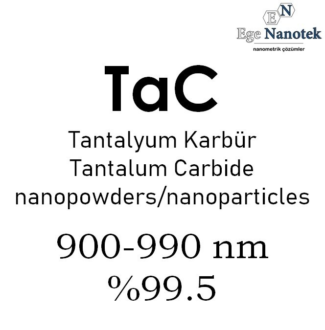 Nano Tantalyum Karbür Tozu Kübik 900-990 nm
