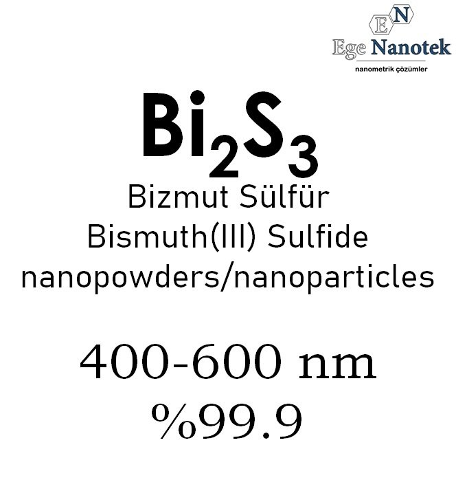 Nano Bizmut Sülfür Tozu 400-600 nm