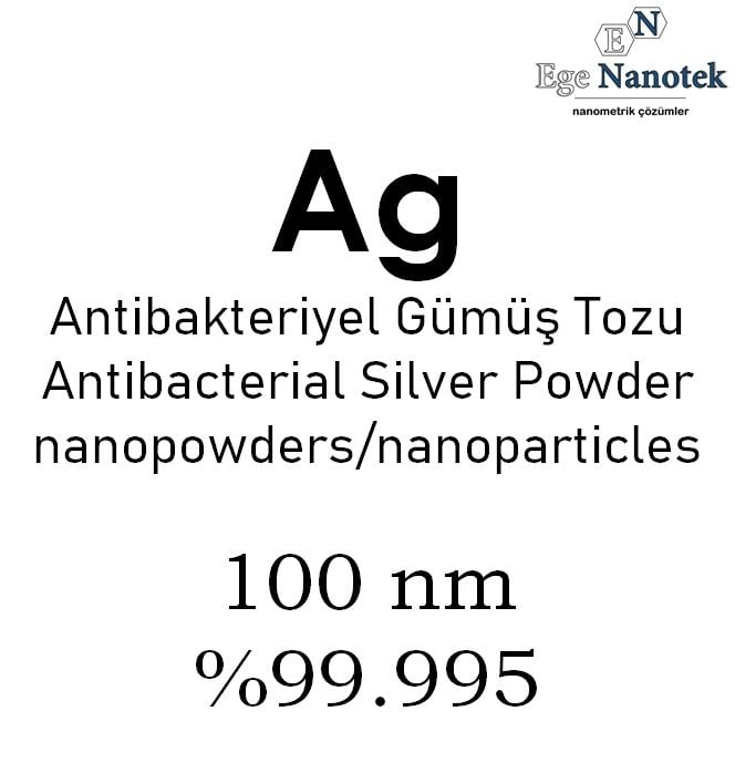 Nano Antibakteriyel Gümüş Tozu 100 nm