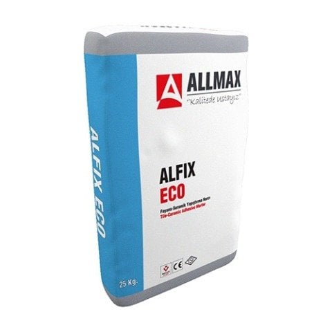 ALLMAX Alfix Eco Fayans Seramik Yapıştırma Harcı 25 Kg
