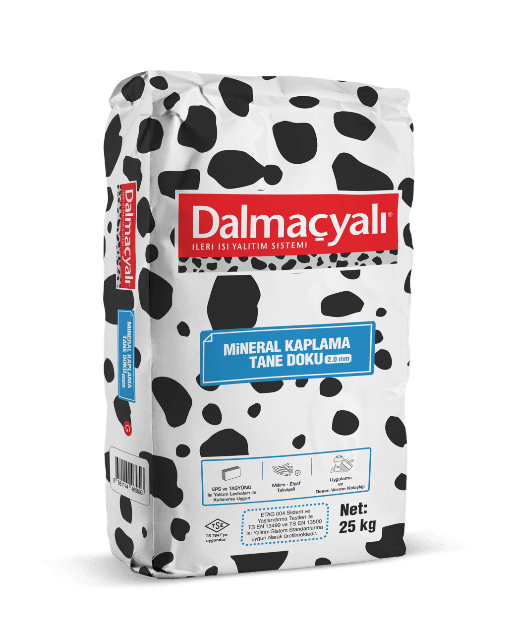 Dalmaçyalı Mineral Kaplama Tane Doku 25kg