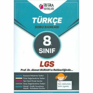 Tetra Yayınları Türkçe 8.Sınıf Lgs Soru Bankası