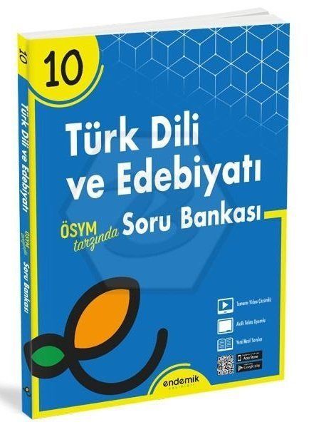Endemik 10.Sınıf Türk Dili Ve Edebiyatı Soru Bankası
