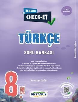 Okyanus Yayınları 8. Sınıf Kendini Check - Et Türkçe Soru Bankası