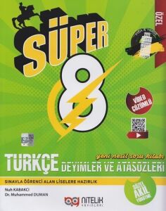 Nitelik 8.Sınıf Yeni Nesil Süper Türkçe Deyimler Ve Atasözleri Soru Kitabı