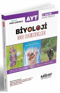 Ayt Biyoloji 30 Deneme Video Çözümlü Miray Yayınları