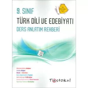 Testokul 9.Snf.Ders Anl.Rehberi Türk Dili Ve Edebiyatı 2018-2019