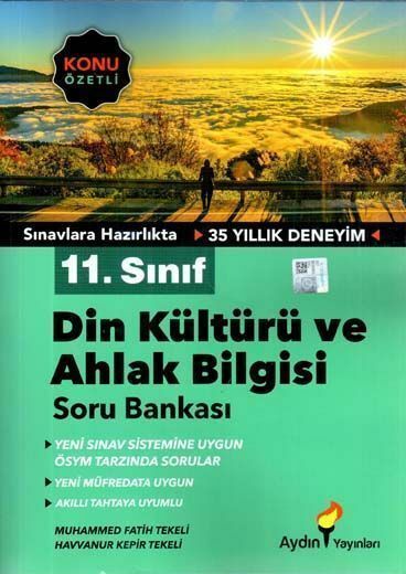 Aydın Yayınları 11. Sınıf Din Kültürü Ve Ahlak Bilgisi Konu Özetli Soru Bankası