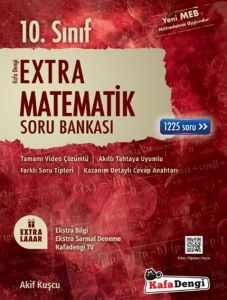 Kafa Dengi Yayınları 10.Sınıf Extra Matematik Soru Bankası (Tümü Video Çözümlü) 240 Sayfa