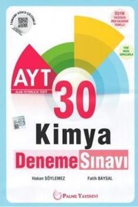 Palme Yayınları Ayt Kimya 30 Deneme
