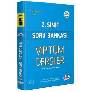 Editör Vip 2. Sınıf Tüm Dersler Soru Bankası Mavi Kitap Yeni Basım 2022