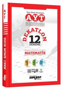 Ankara Yayıncılık Ayt Matematik Dekatlon 12 Deneme