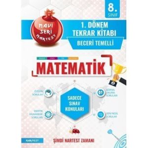 Nartest 8. Sınıf Matematik 1. Dönem Tekrar Kitabı