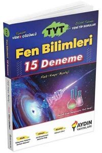 Aydın Yks Tyt Fen Bilimleri 15 Deneme Video Çözümlü Aydın Yayınları