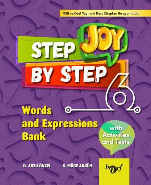 Harf 6.Sınıf Step By Step Joy English Words And Expressions Bank