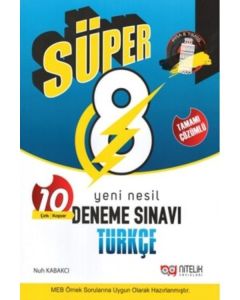 Nitelik Yayınları 8. Sınıf Süper Türkçe Denemeler
