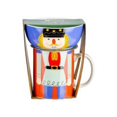 Kurşun Asker Porselen Kupa Kase Set - 320 ml