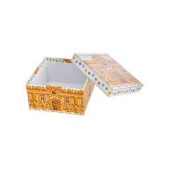 Yılbaşı Desenli Karton Kutu