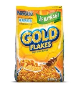 Nestle Gold Corn Flakes Ballı Mısır Gevreği 225gr