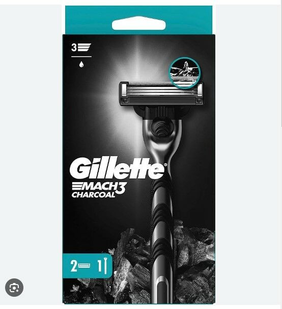 Gillette Mach3 Charcoal 2 Yedekli Makine