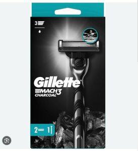 Gillette Mach3 Charcoal 2 Yedekli Makine