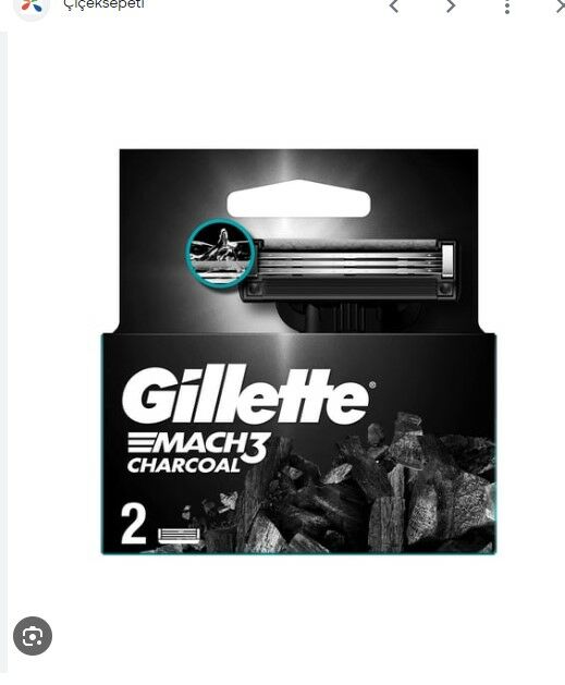 Gillette Mach3 Charcoal 2 Yedek