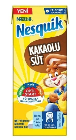 Nestle Nesquik Kakaolu Süt 180 Ml