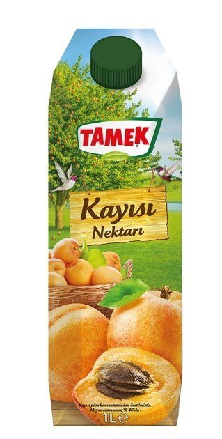 Tamek Kayısı Nektarı 1 Lt