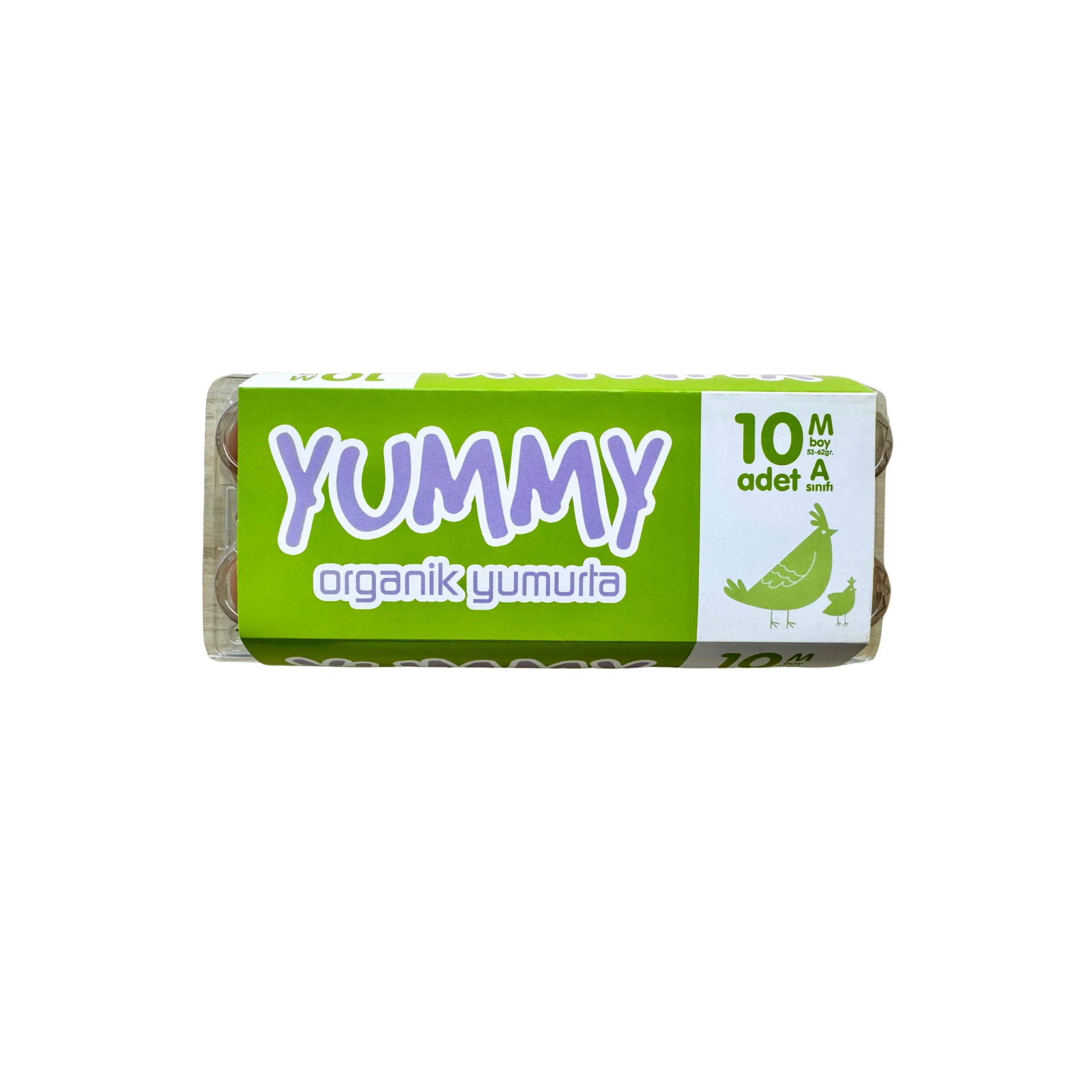 Yummy Organik Tavuk Yumurtası Medium 10 Lu