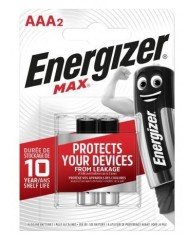 Energizer Max Alkaline AAA Bp2 Pil